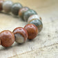 Bracelet 6mm - Jaspe Océan