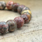 Bracelet 6mm - Jaspe Orbiculaire Léopard
