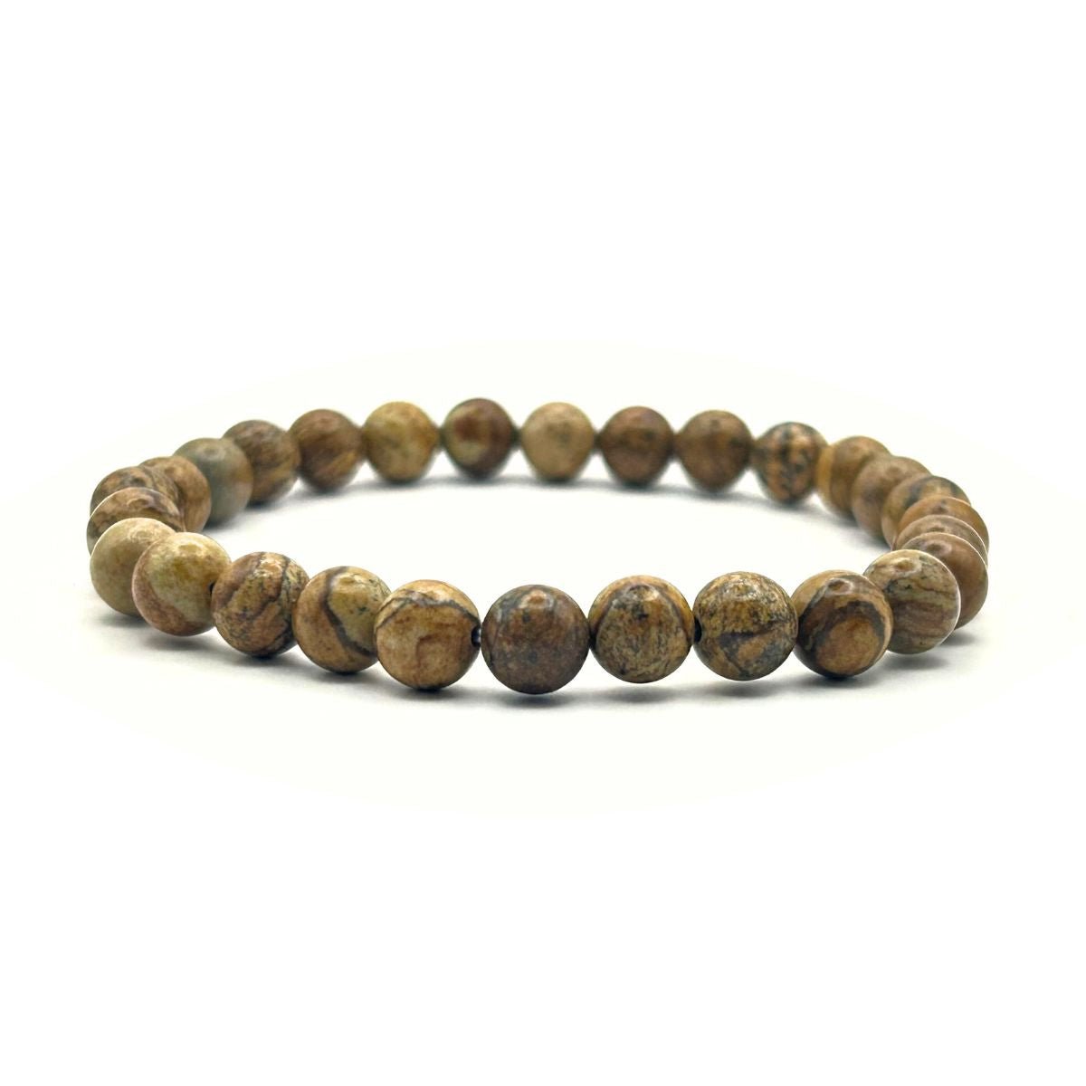 Bracelet 6mm - Jaspe Paysage
