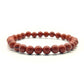 Bracelet 6mm - Jaspe Rouge