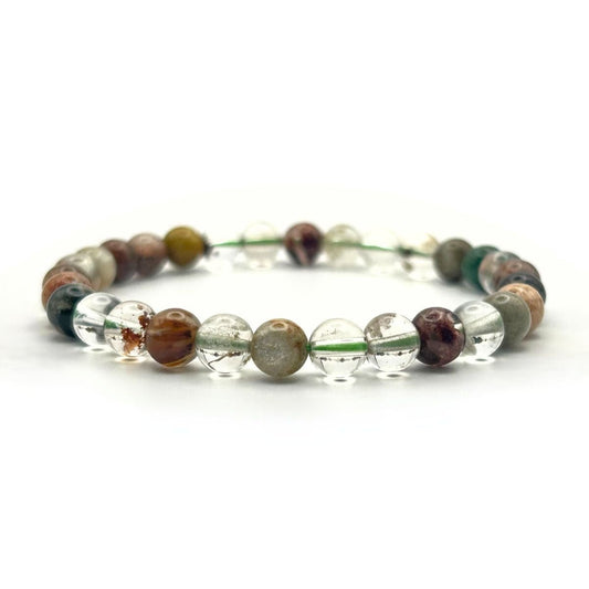 Bracelet 6mm - Lodolite Multicolore
