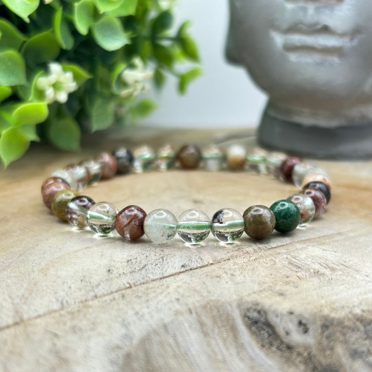 Bracelet 6mm - Lodolite Multicolore