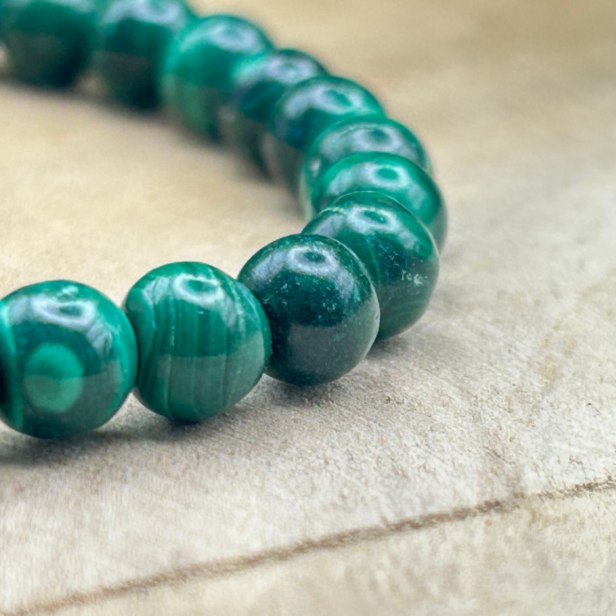 Bracelet 6mm - Malachite