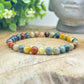 Bracelet 6mm - Œil de Tigre Multicolore AAA