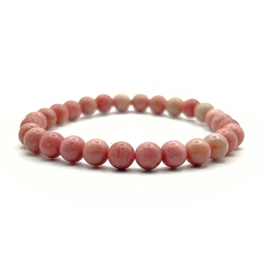 Bracelet 6mm - Rhodonite d'Australie