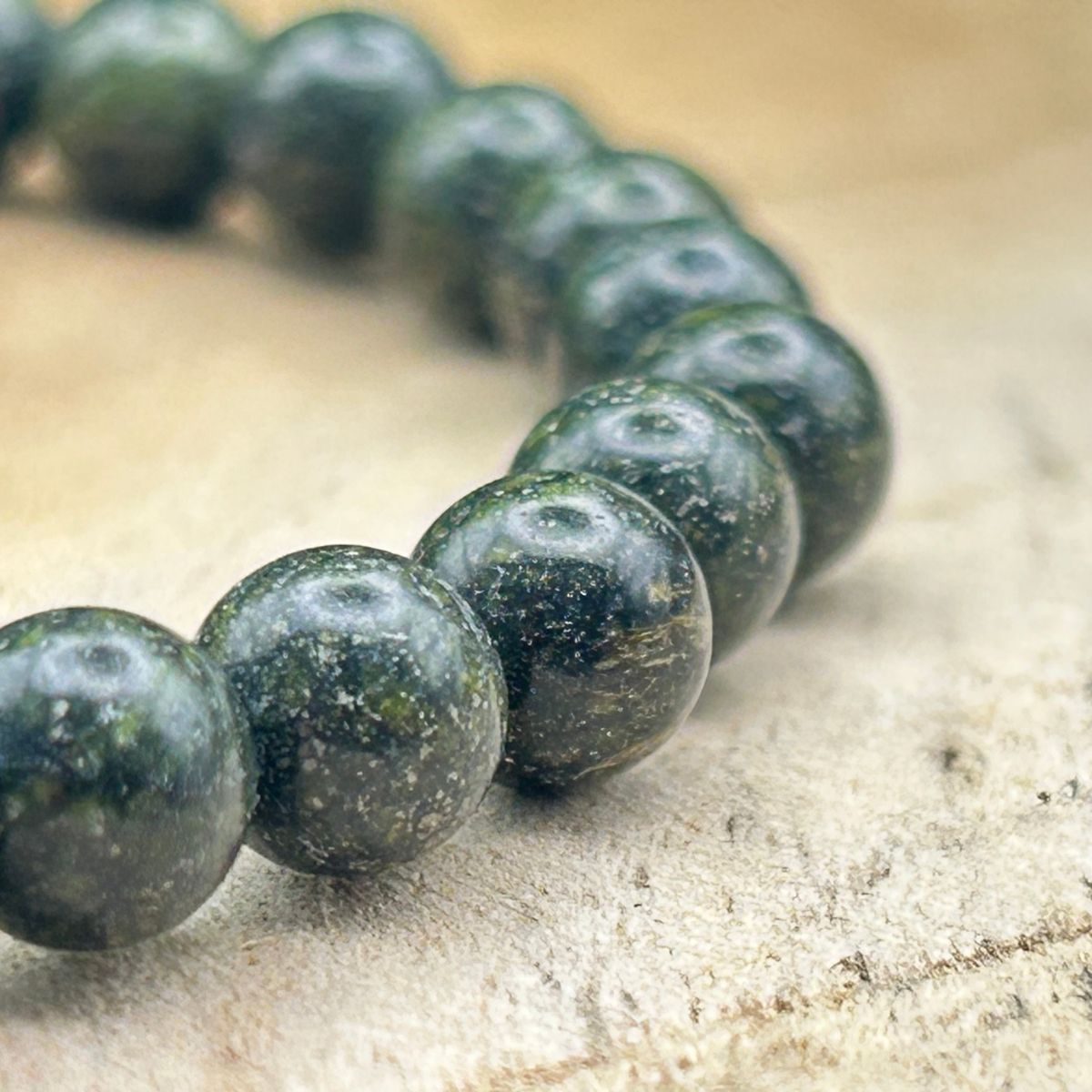 Bracelet 6mm - Serpentine Pérou