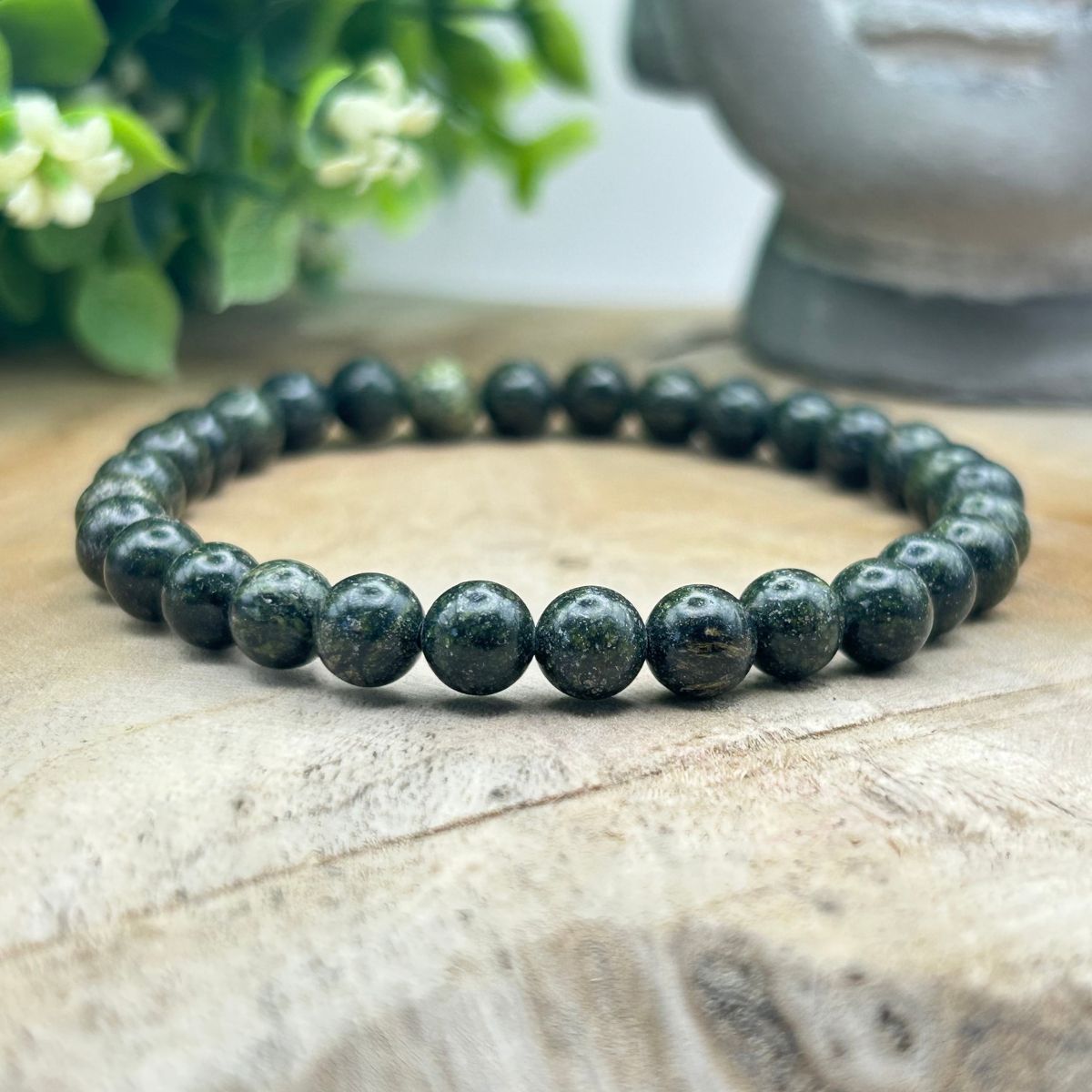 Bracelet 6mm - Serpentine Pérou