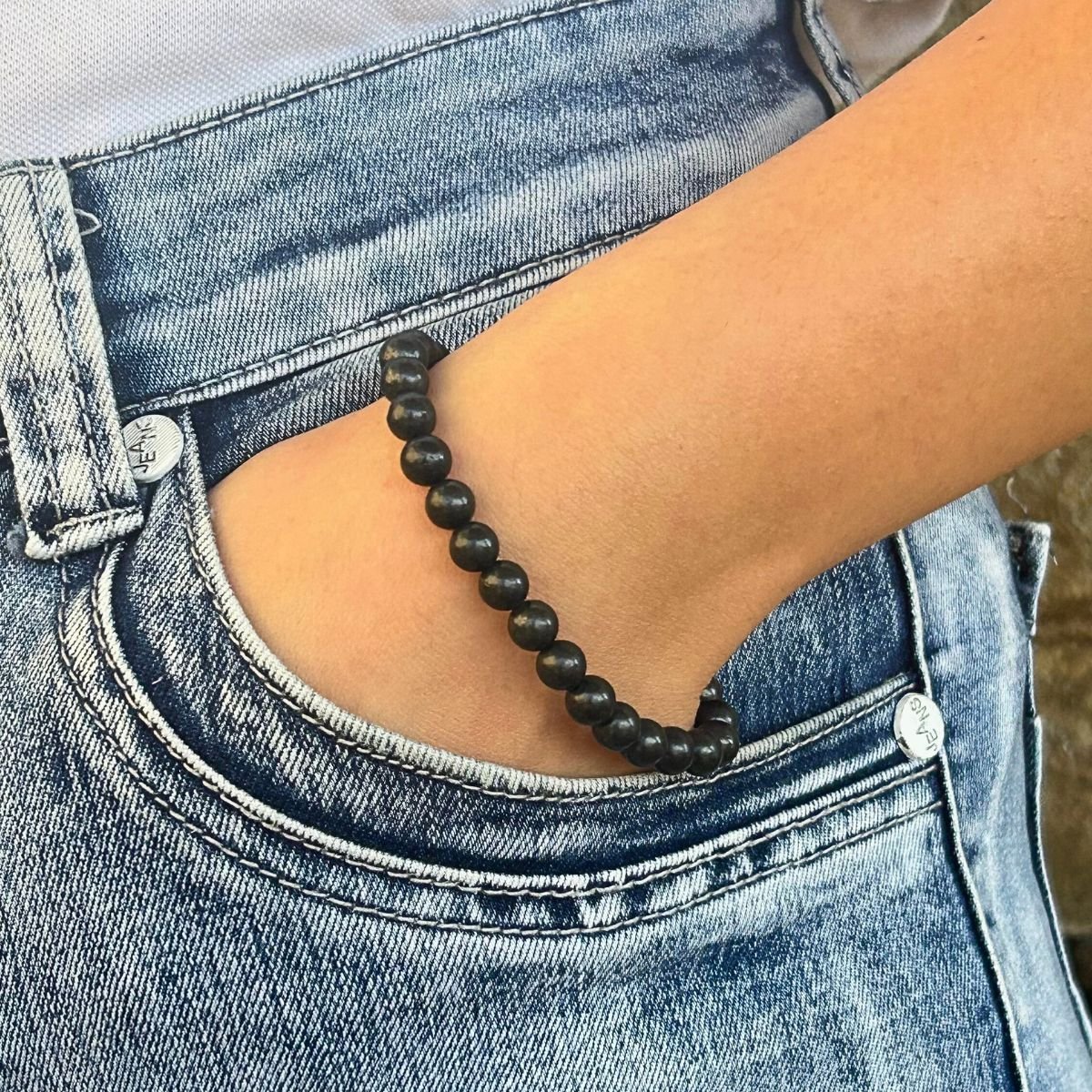 Bracelet 6mm - Shungite