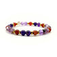 Bracelet 6mm - Super Seven et Gold