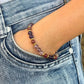Bracelet 6mm - Super Seven et Gold
