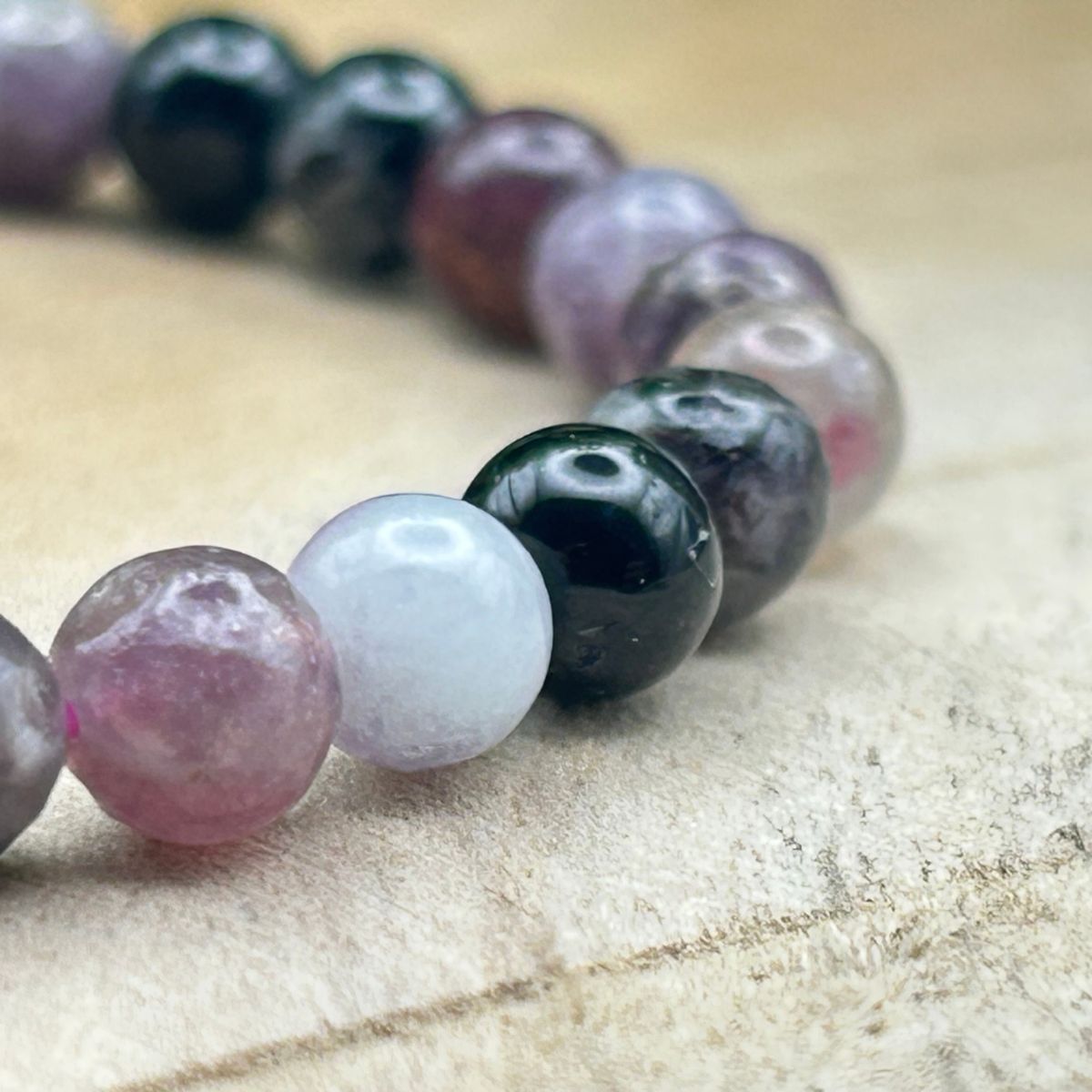 Bracelet 6mm - Tourmaline Multicolore