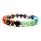 Bracelet 8mm - 7 Chakras S