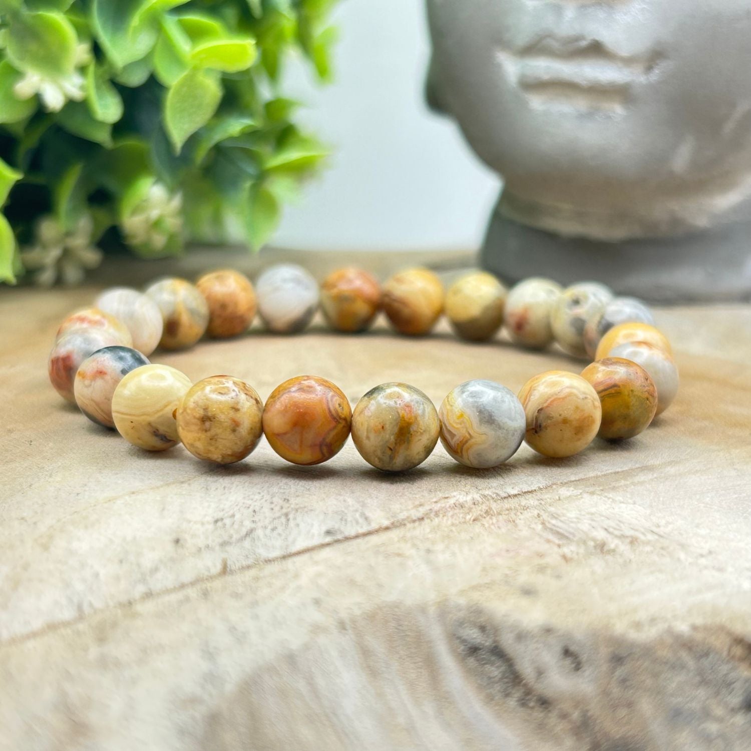 Bracelet 8mm - Agate Crazy Lace