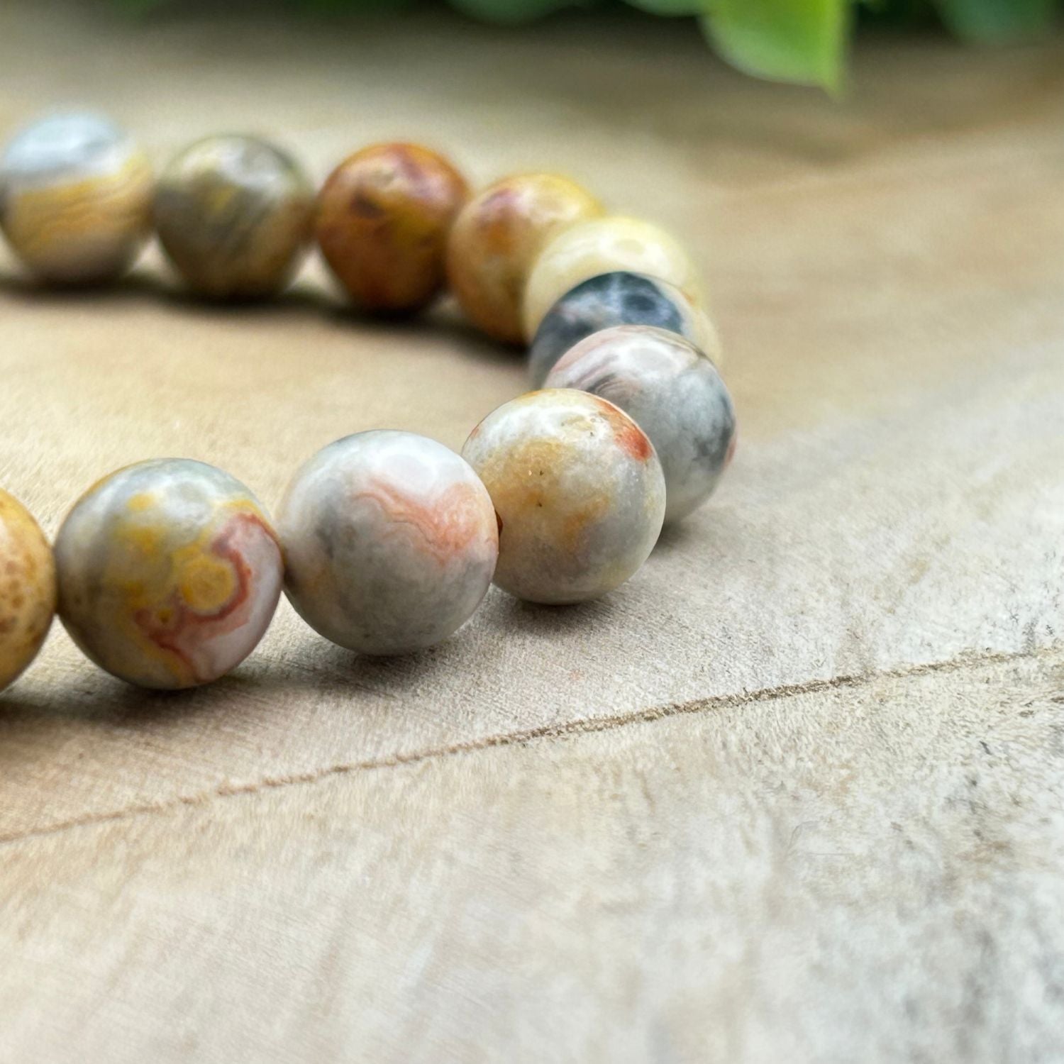 Bracelet 8mm - Agate Crazy Lace