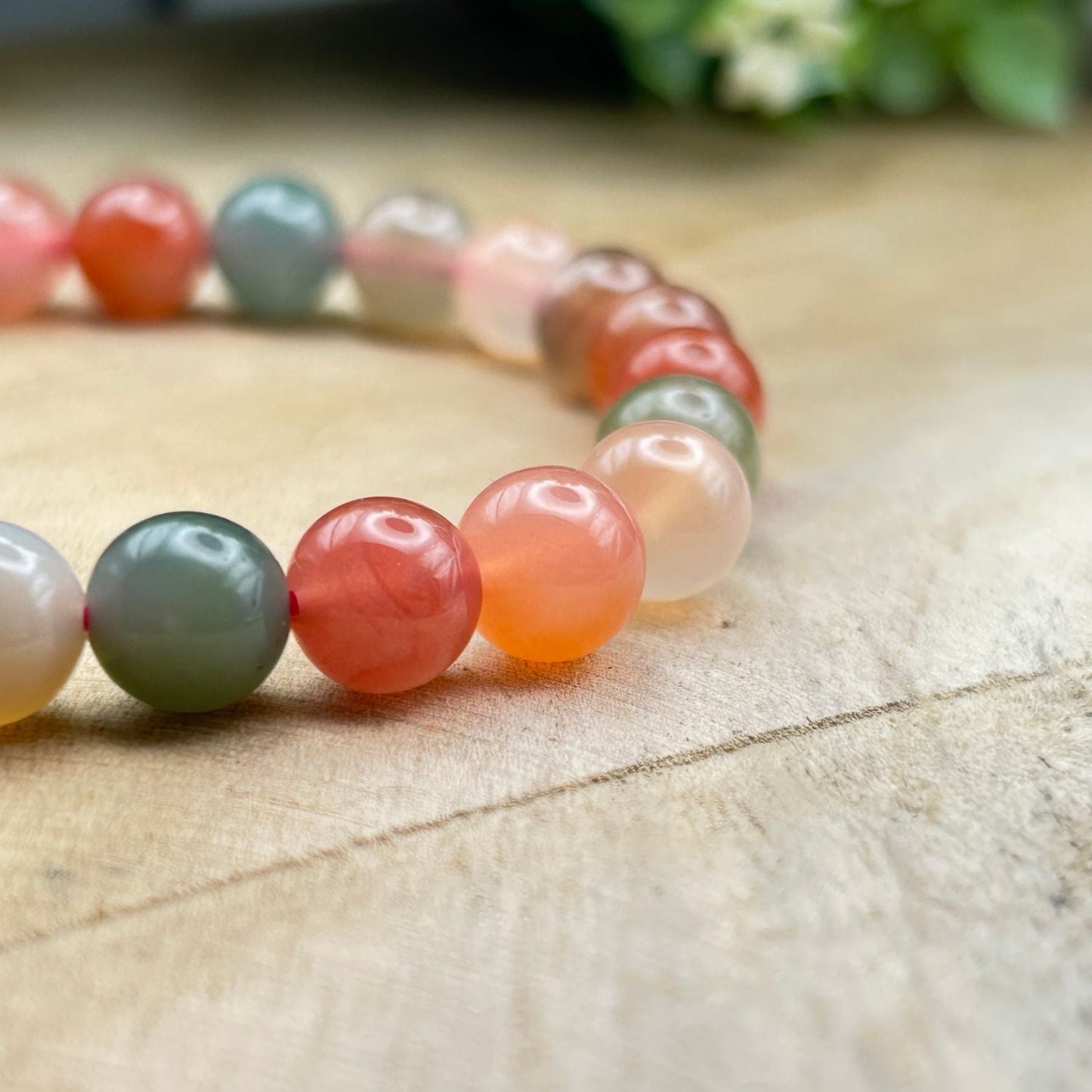 Bracelet 8mm - Agate Multicolore AA