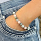 Bracelet 8mm - Aigue-Marine, Quartz rose et Œil de Faucon
