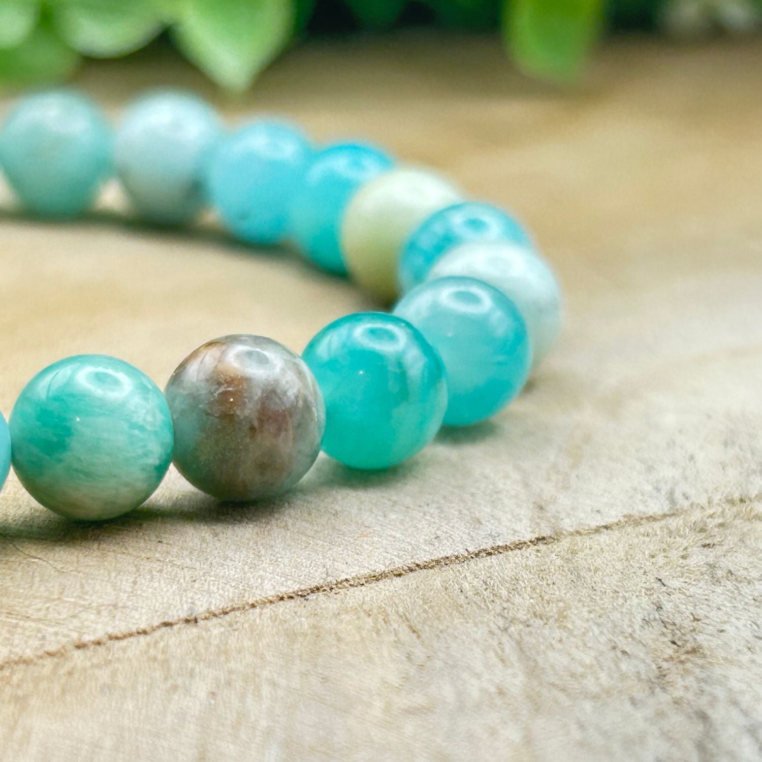 Bracelet 8mm - Amazonite Pérou