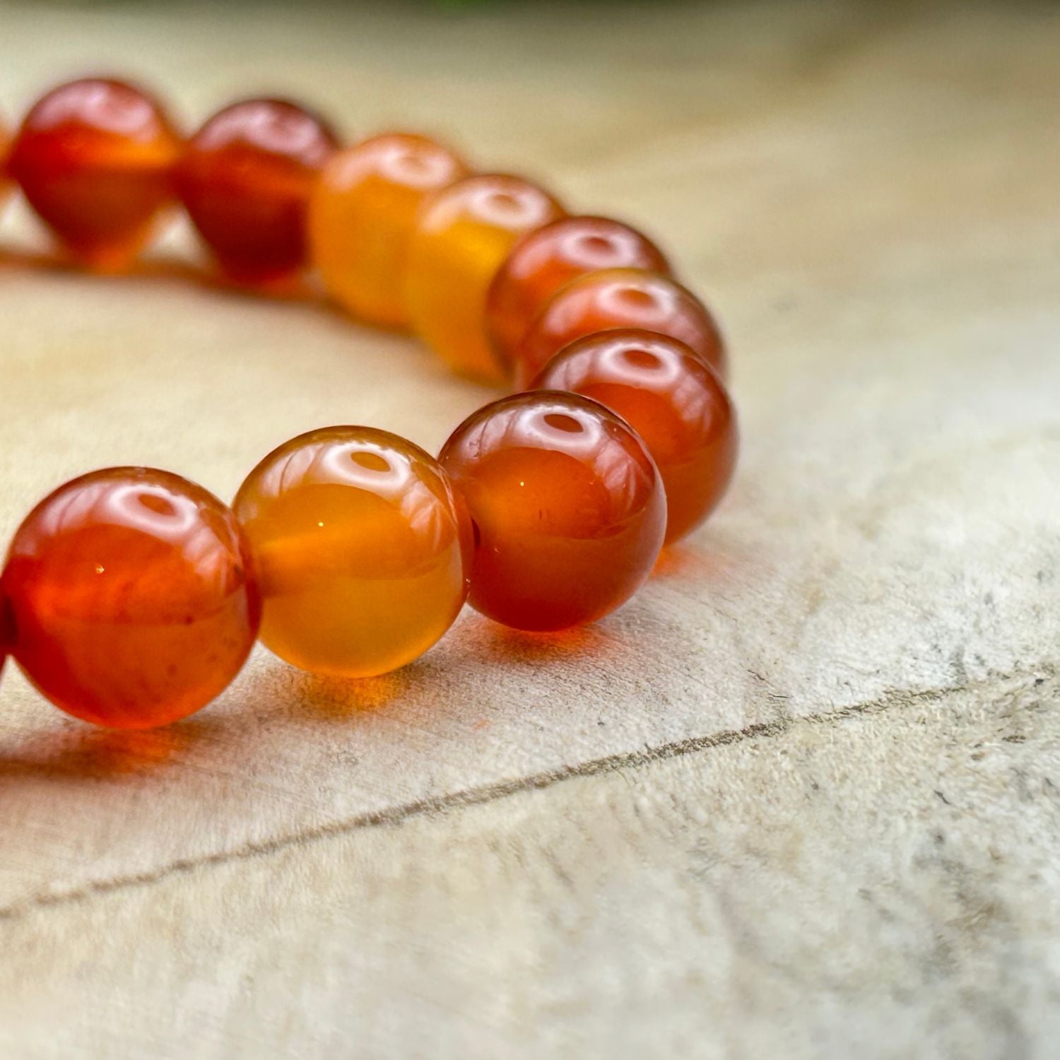 Bracelet 8mm - Cornaline