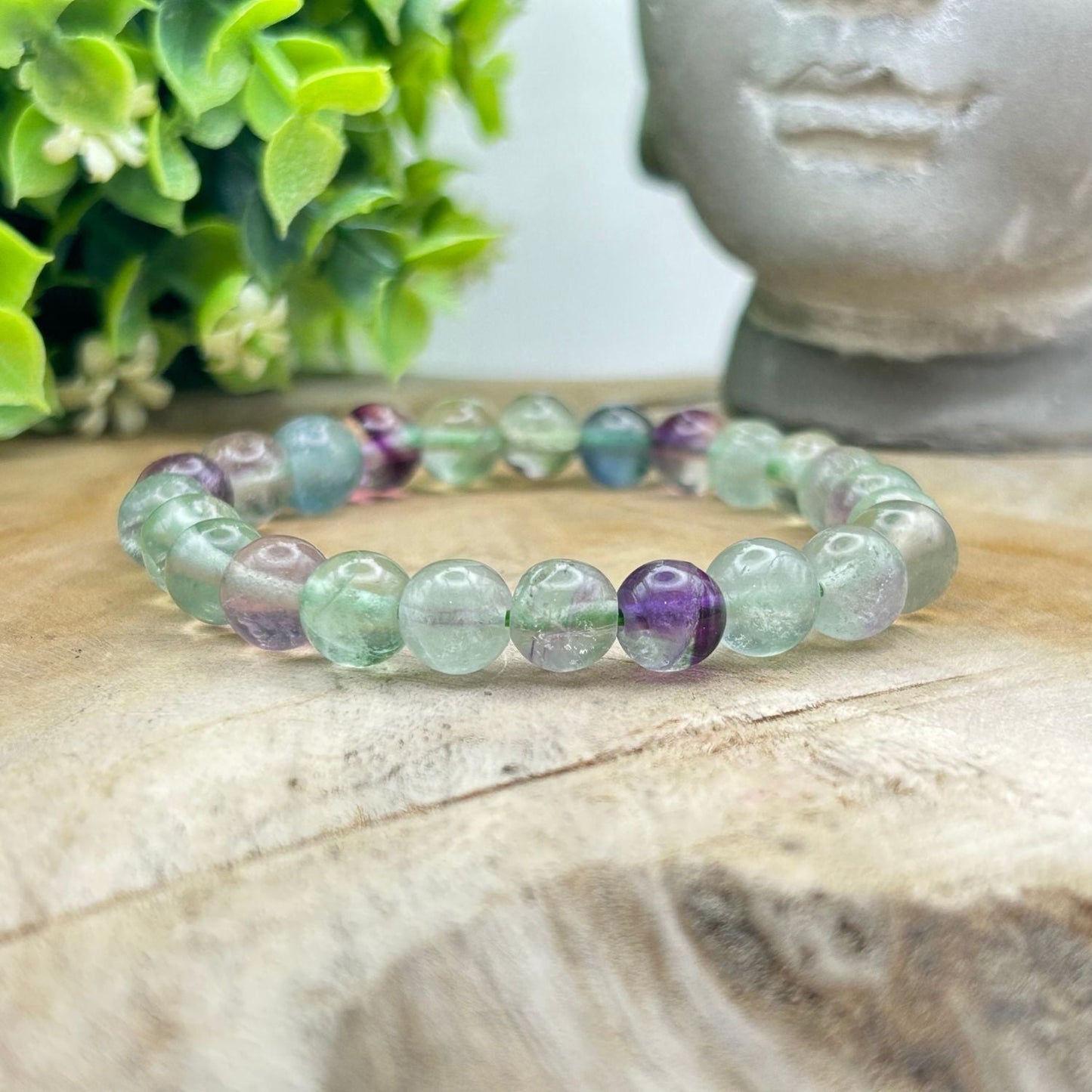 Bracelet 8mm - Fluorite multicolore