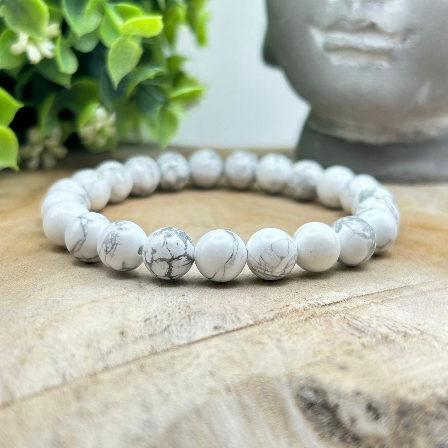 Bracelet 8mm - Howlite