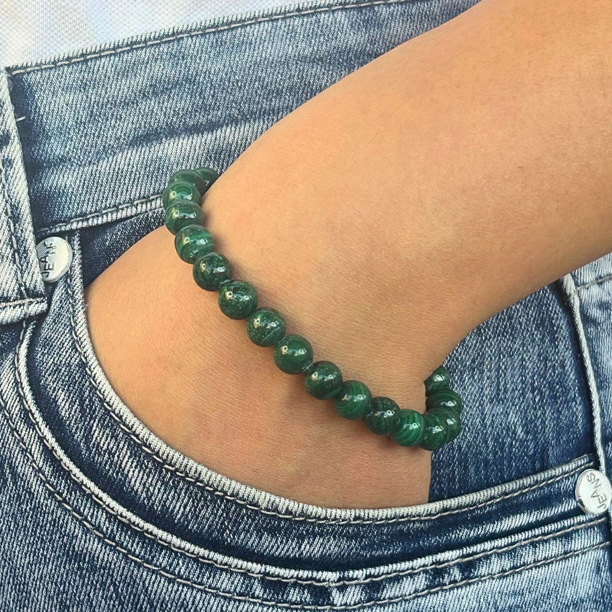 Bracelet 8mm - Malachite