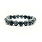 Bracelet 8mm - Obsidienne Flocon de Neige