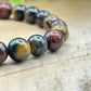 Bracelet 8mm - Œil de Tigre Multicolore