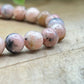 Bracelet 8mm - Opale Rose