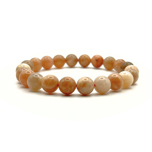 Bracelet 8mm - Pierre de Lune Multicolore