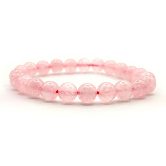 Bracelet 8mm - Quartz Rose