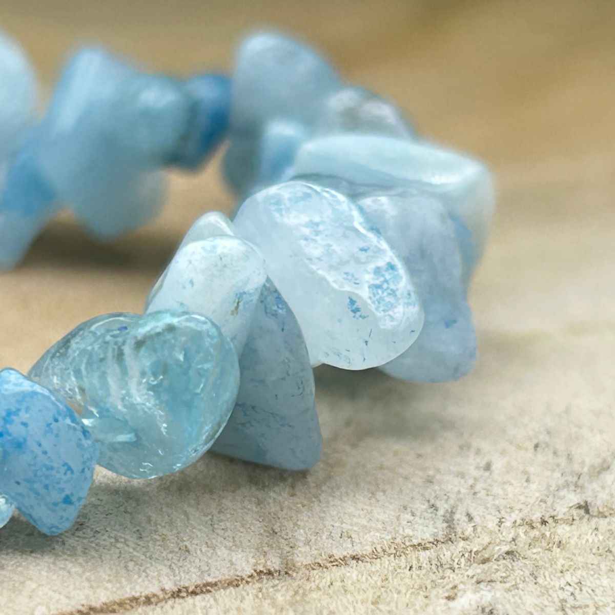 Bracelet chips - Aigue-Marine