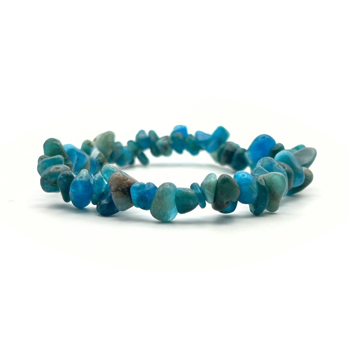 Bracelet chips - Apatite Bleue