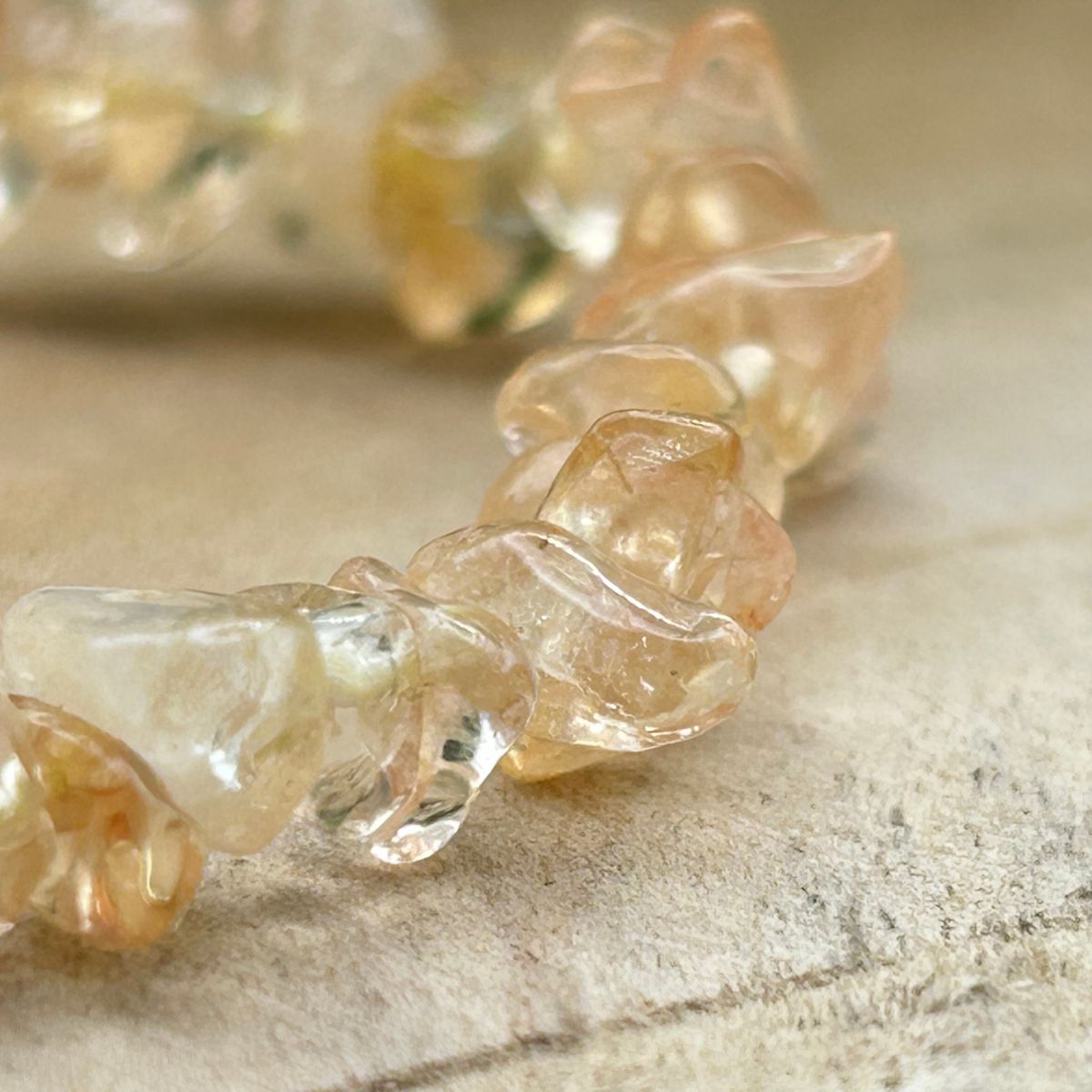 Bracelet chips - Citrine Naturelle