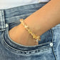 Bracelet chips - Citrine Naturelle
