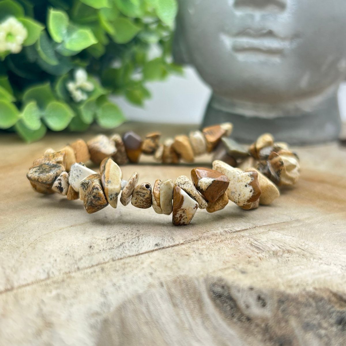Bracelet chips - Jaspe Paysage