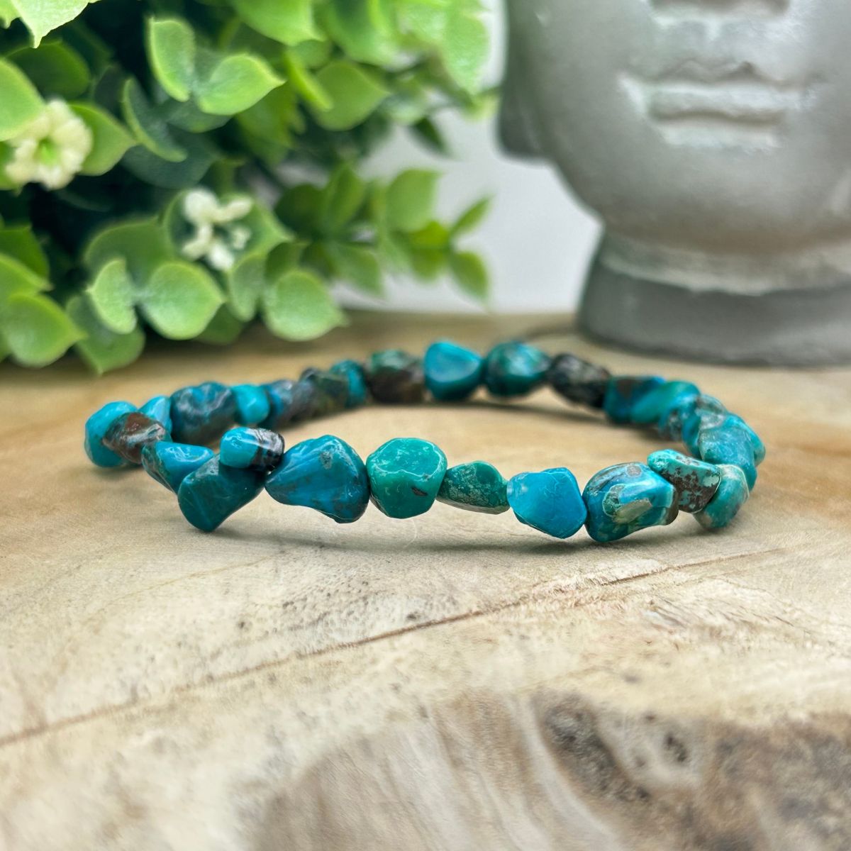 Bracelet Pierres Roulées - Chrysocolle