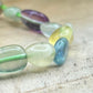 Bracelet Pierres Roulées - Fluorite Multicolore