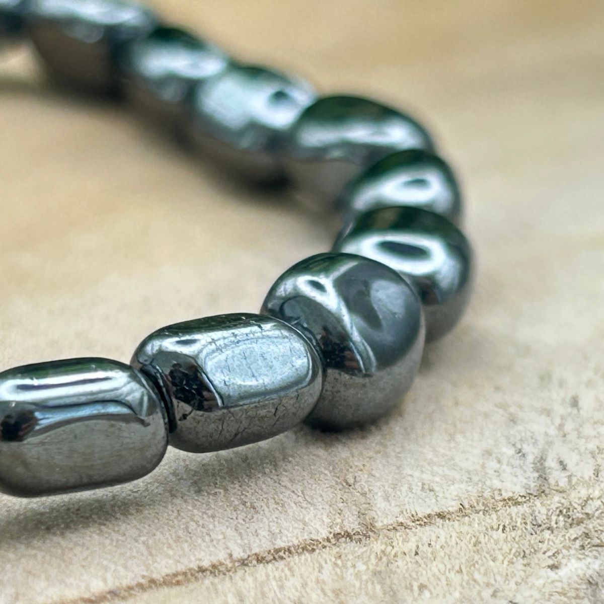 Bracelet Pierres Roulées - Hématite