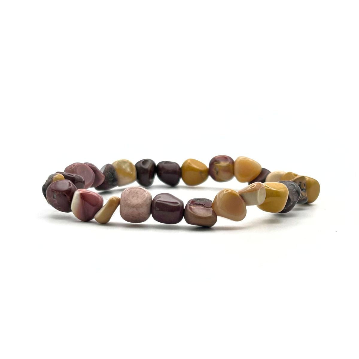 Bracelet Pierres Roulées - Jaspe Mokaite