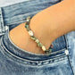 Bracelet Pierres Roulées - Jaspe Océan