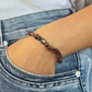 Bracelet Pierres Roulées - Œil de Taureau