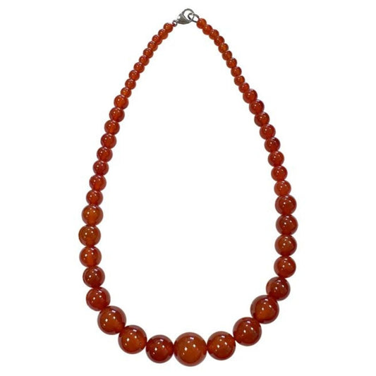 Collier Chute - Cornaline Rouge