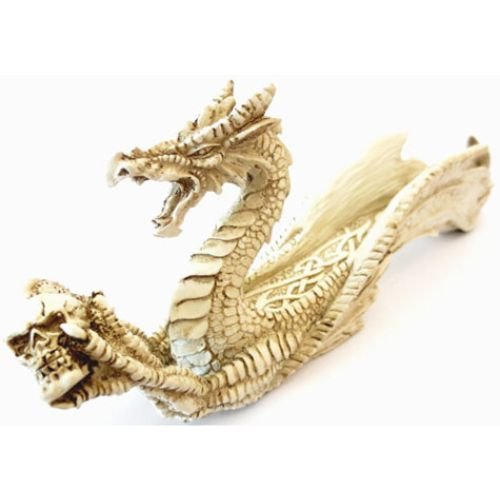 Porte encens dragon blanc